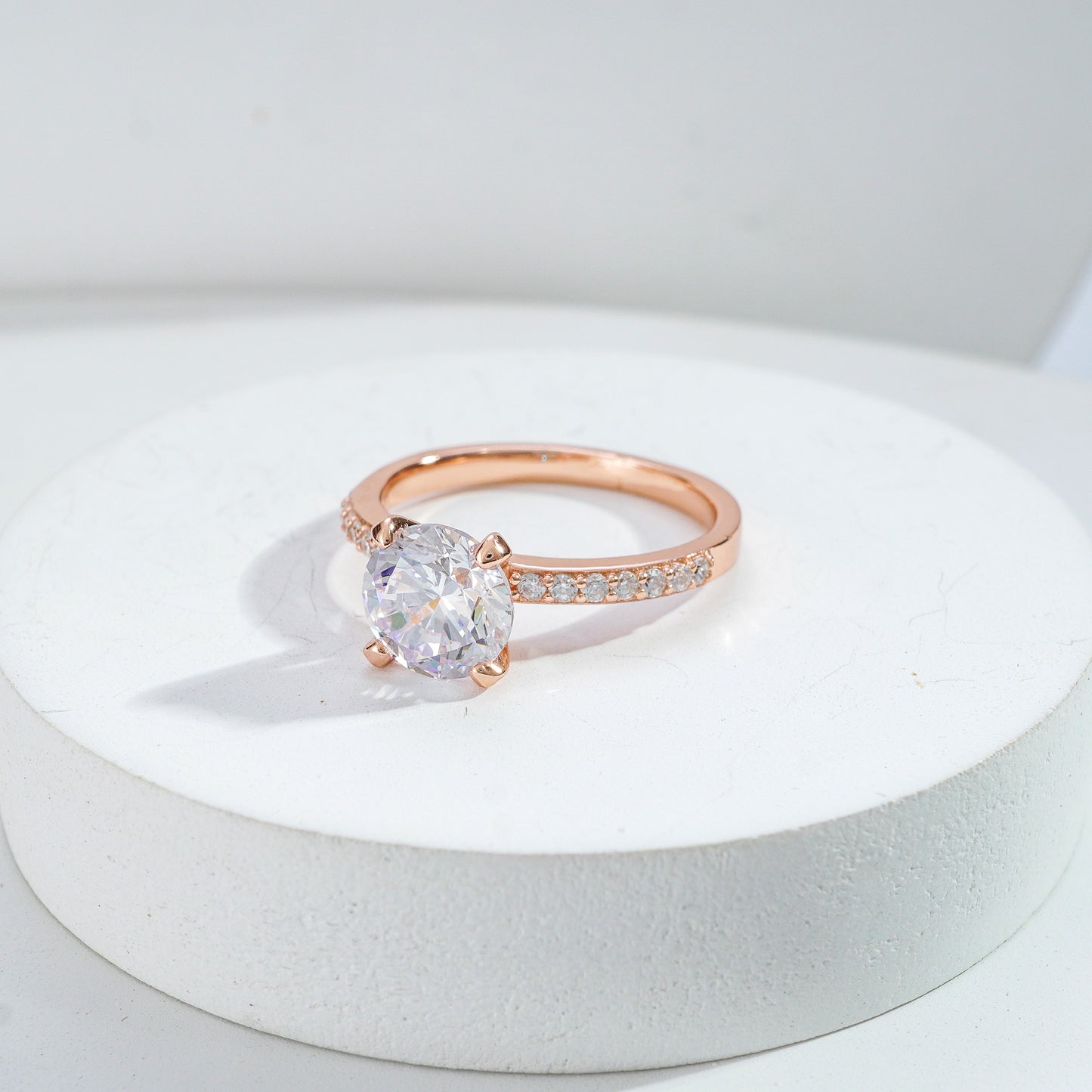 Luna Solitaire Ring