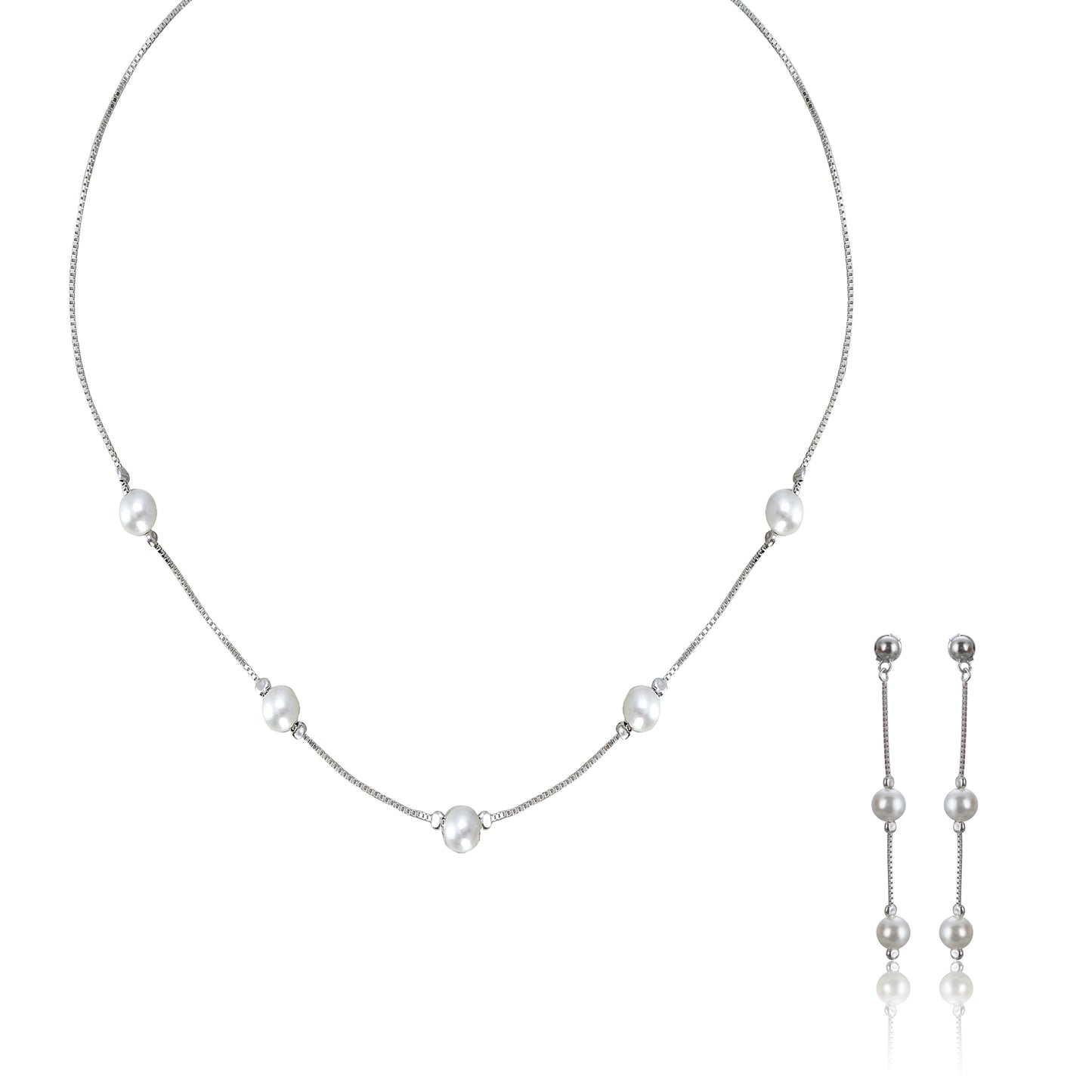 Starlit Pearls Necklace