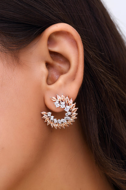 Champagne Swirl Earrings