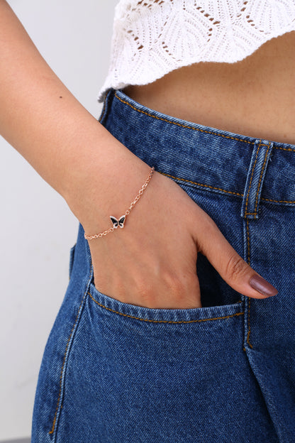 The Noir Butterfly Bracelet