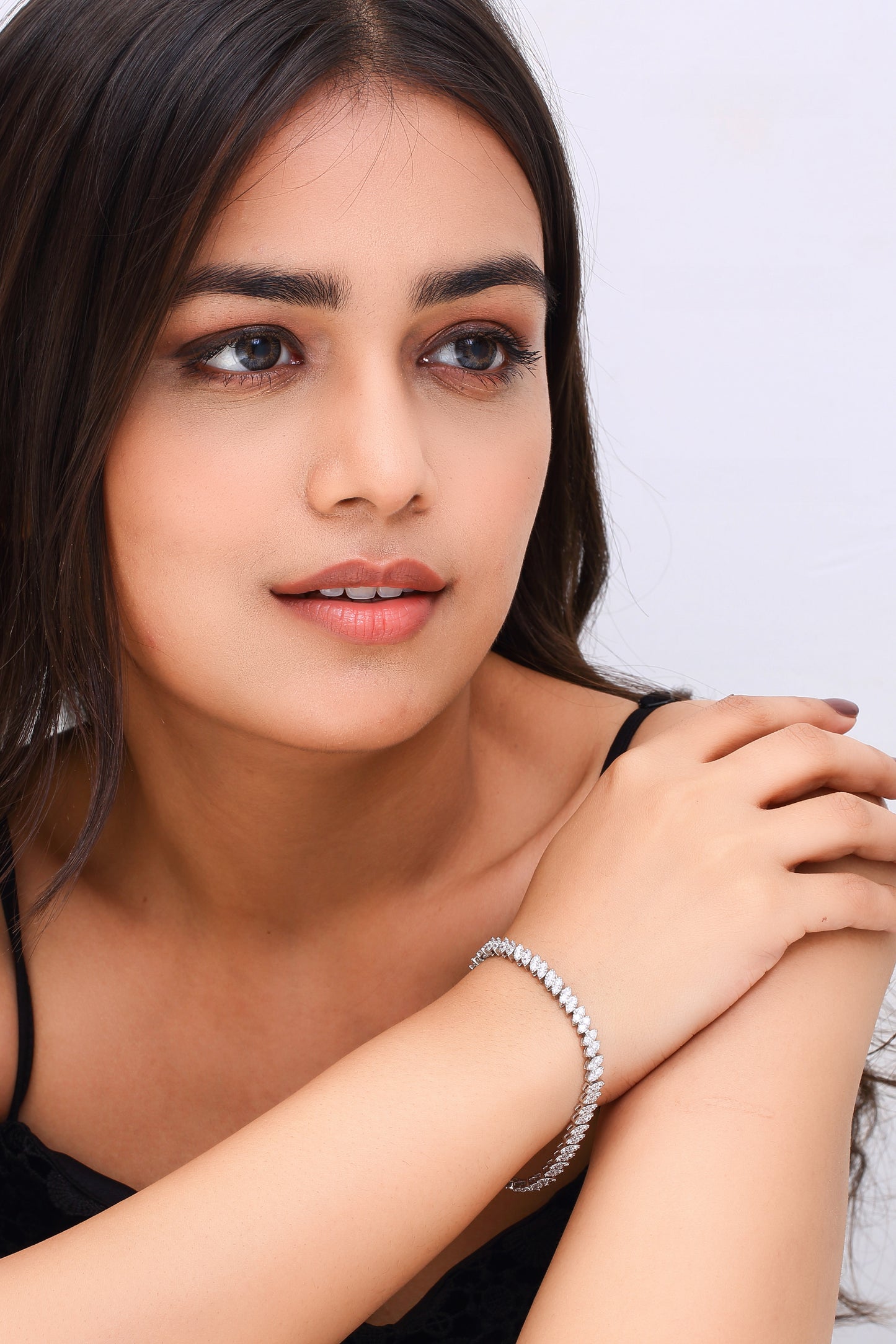Marquise Elegance Tennis Bracelet