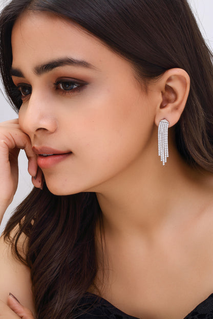 Glittering Cascade Earrings