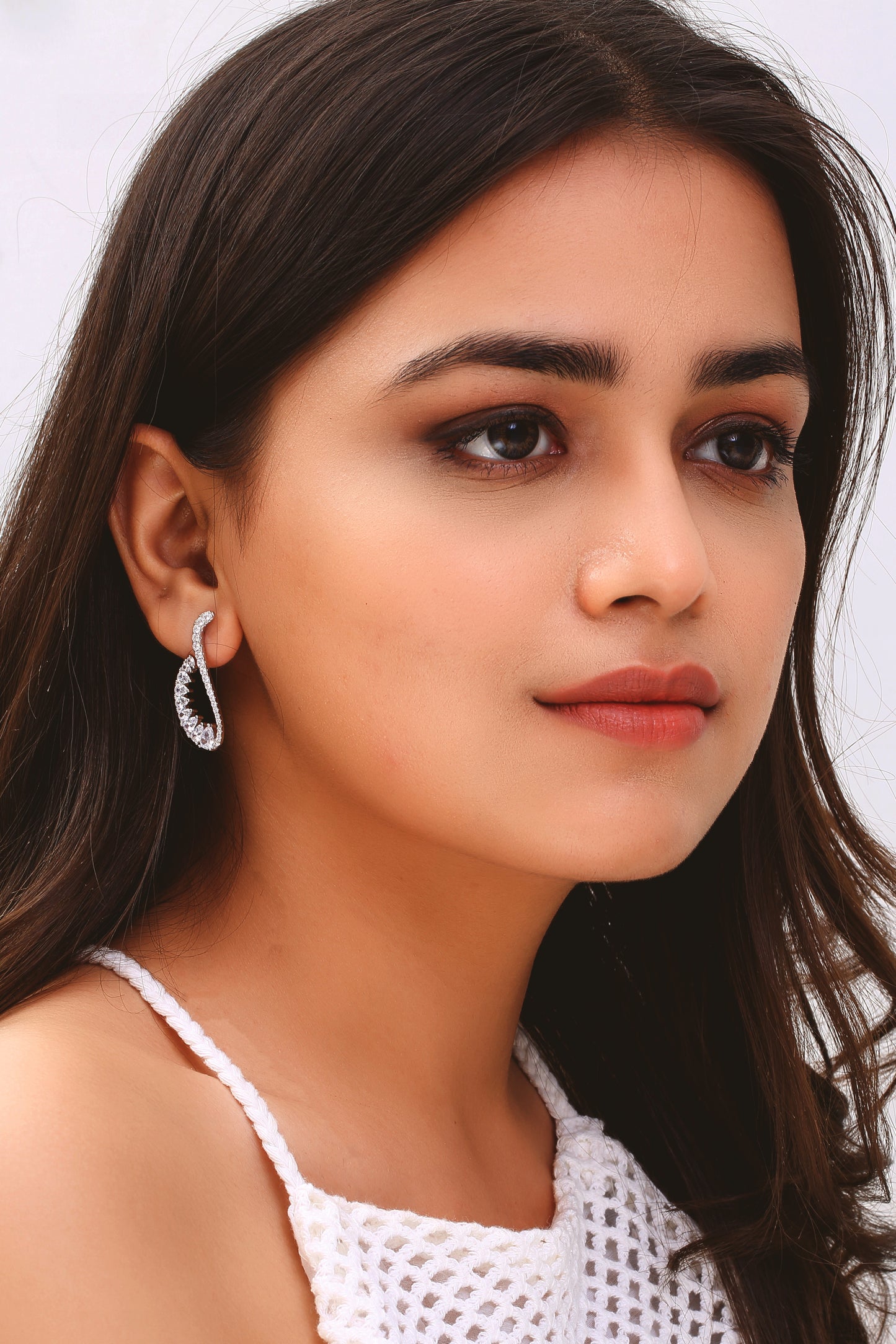 Glimmering Swirl Earrings