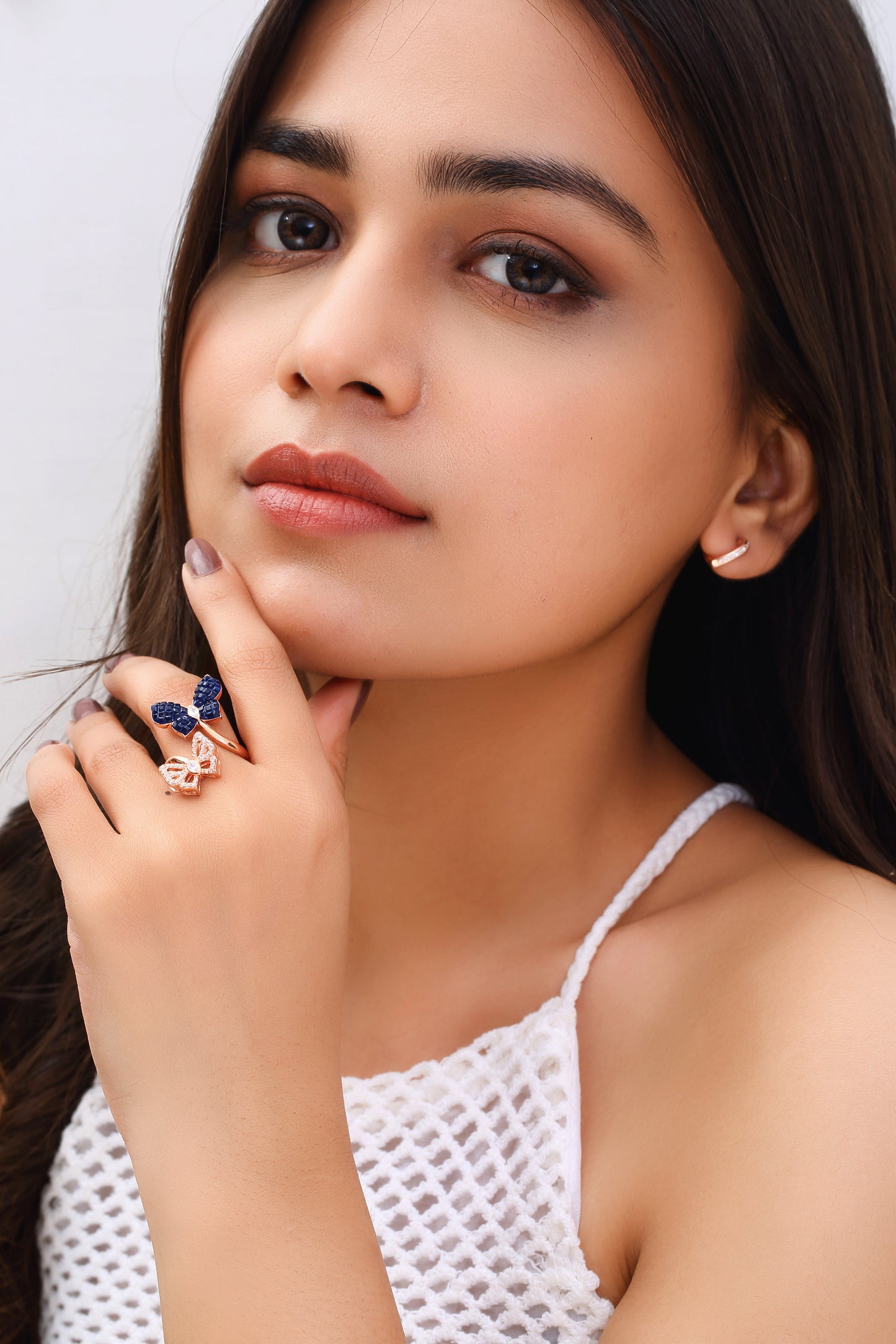 Midnight Flutter Ring