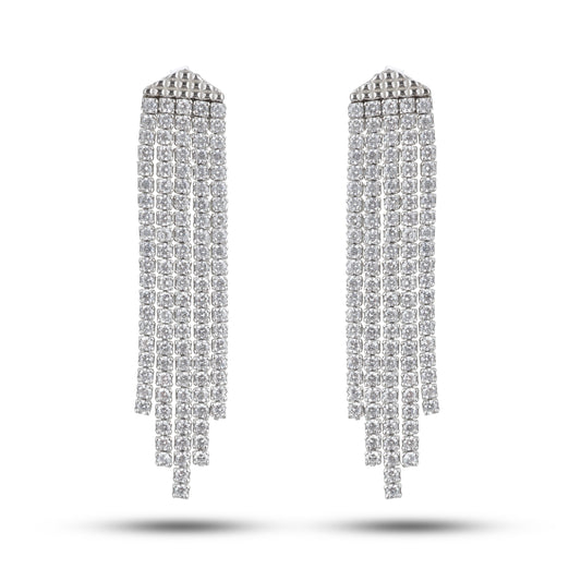 Glittering Cascade Earrings