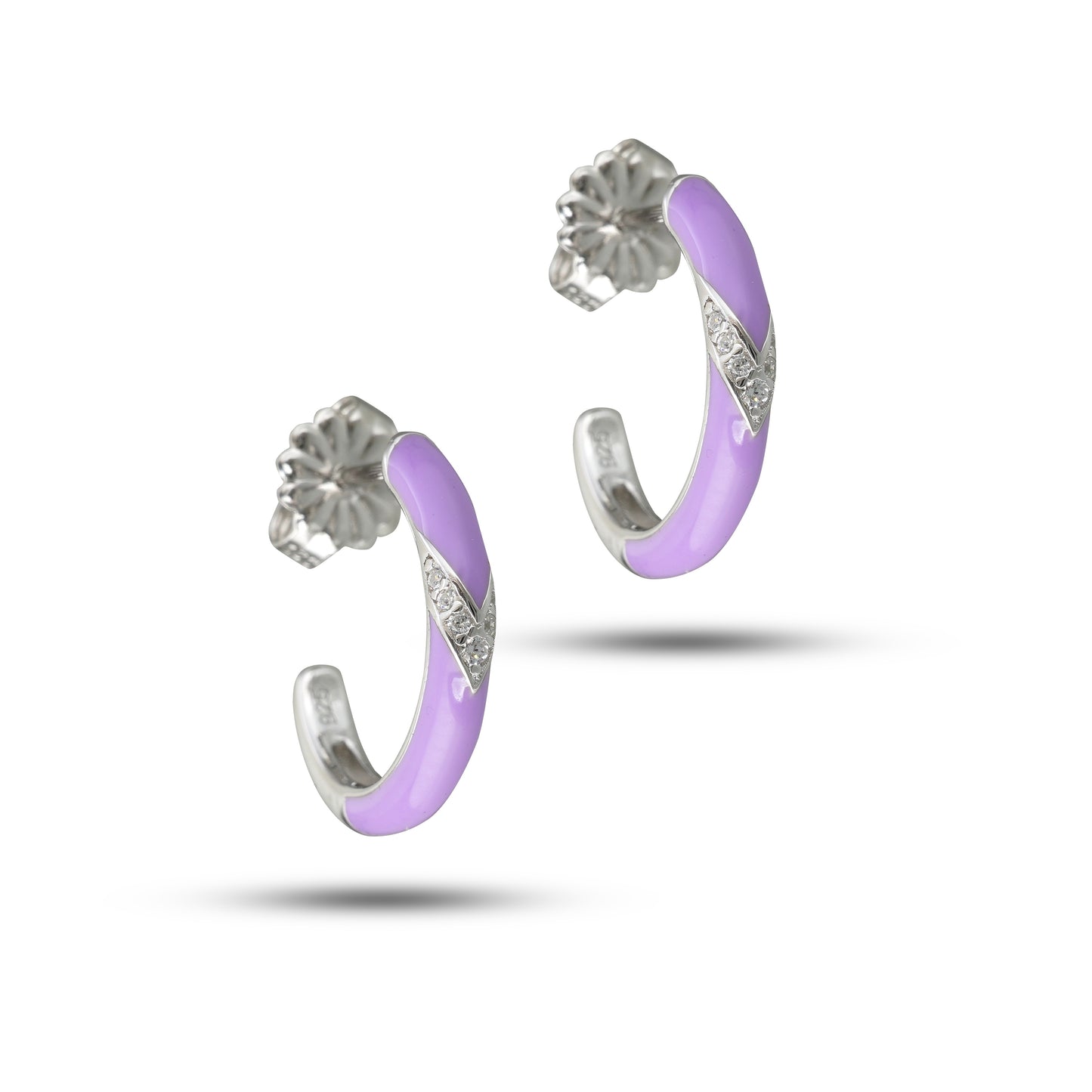 Lilac Loop Earrings