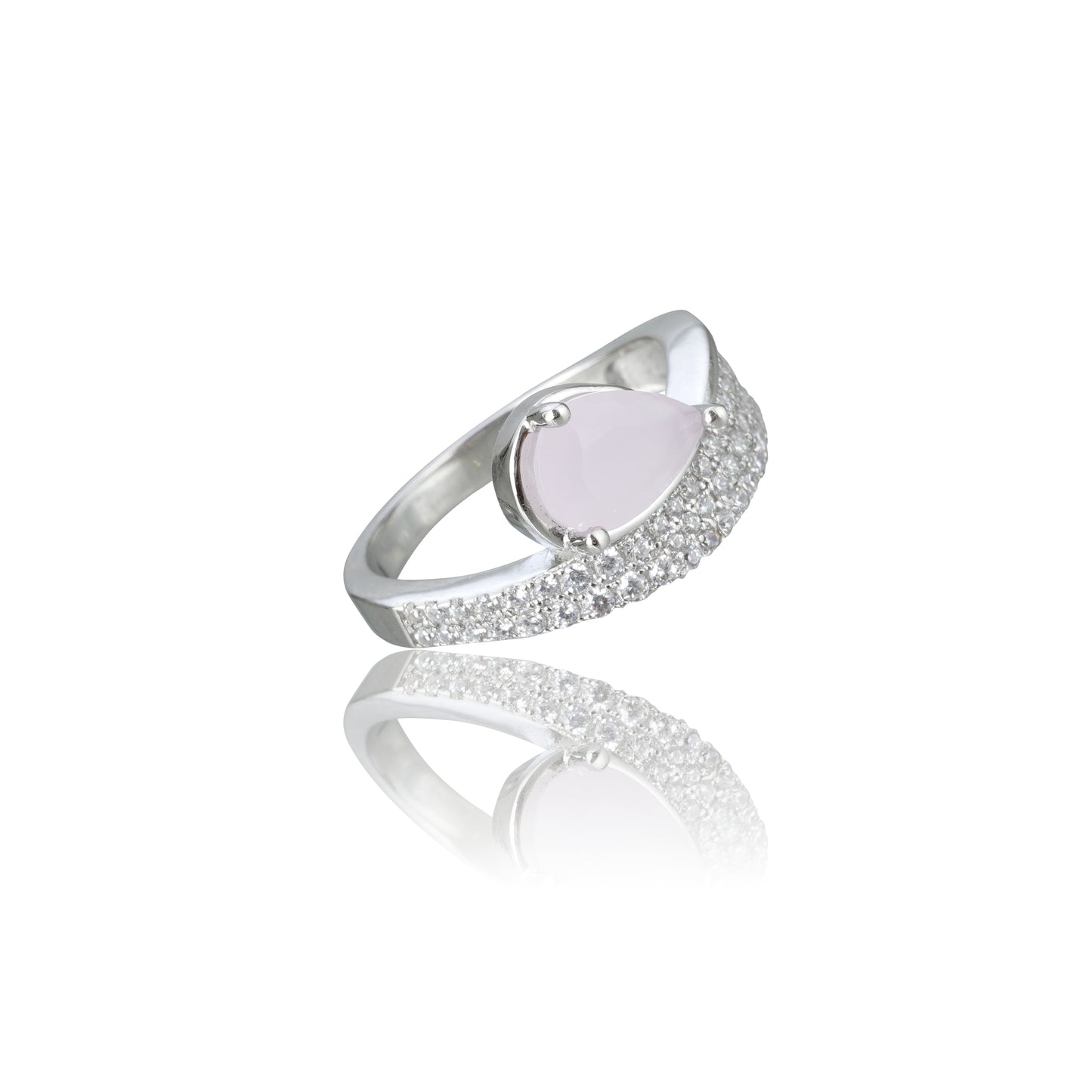 Blush Teardrop Ring