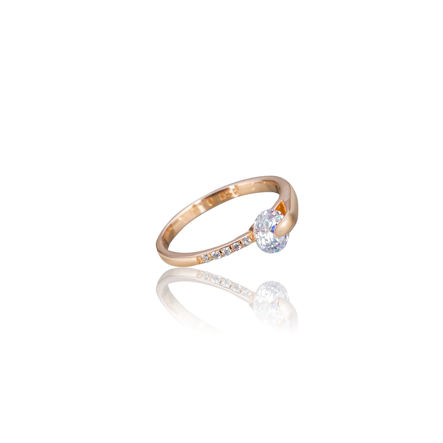 Eclipse Solitaire Ring