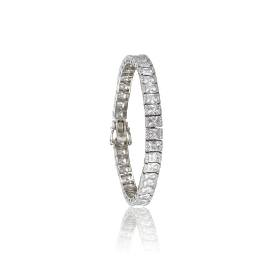 Gleaming Squares Tennis Bracelet
