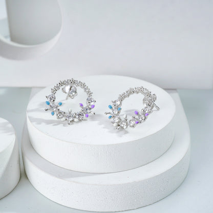 Celestial Bloom Hoops