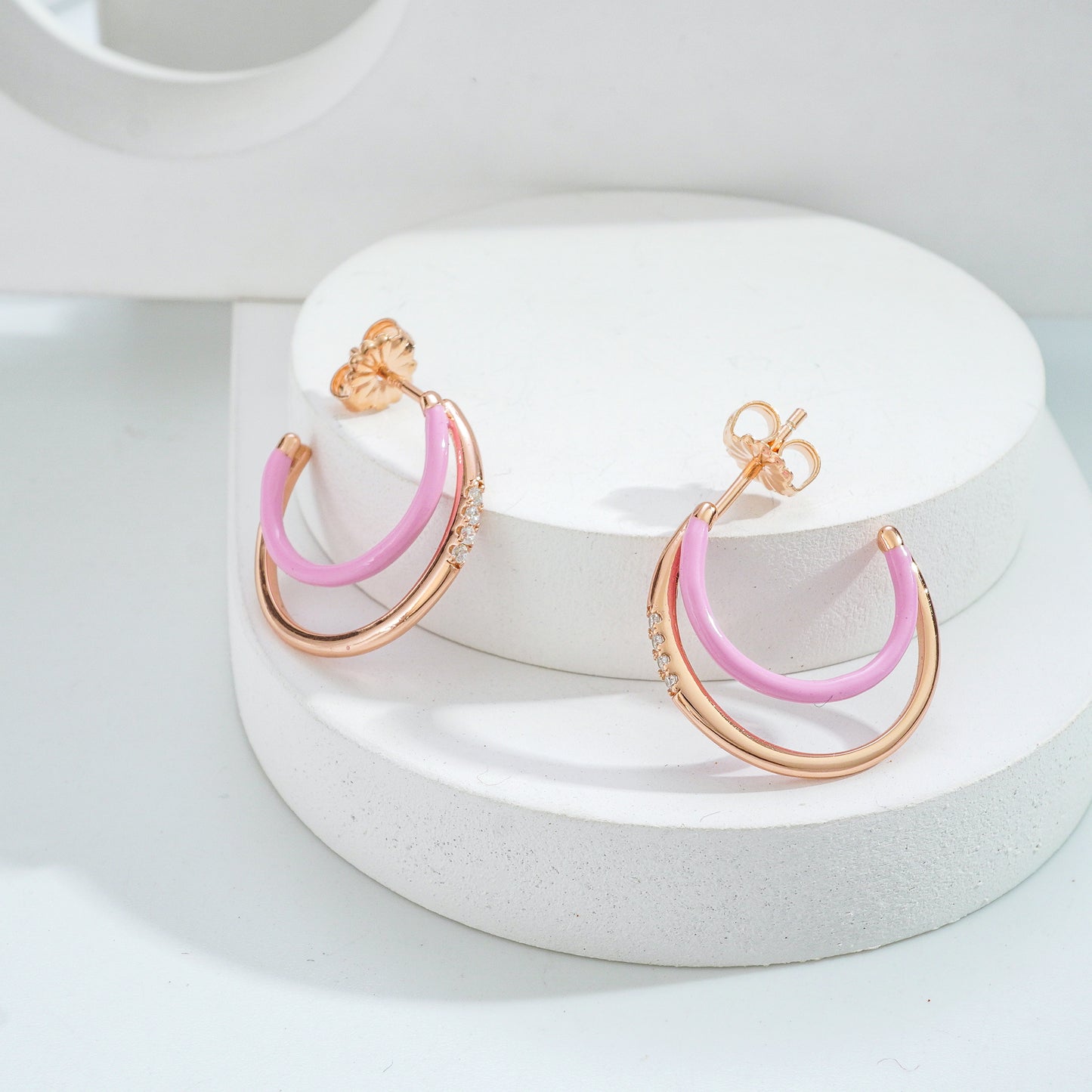 Pastel Swing Hoops