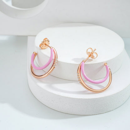 Pastel Swing Hoops
