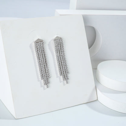 Glittering Cascade Earrings