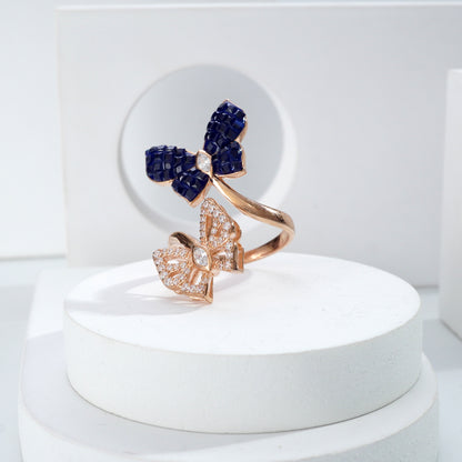 Midnight Flutter Ring