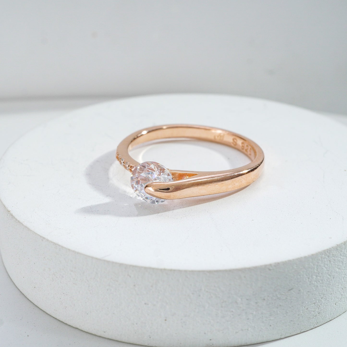 Eclipse Solitaire Ring