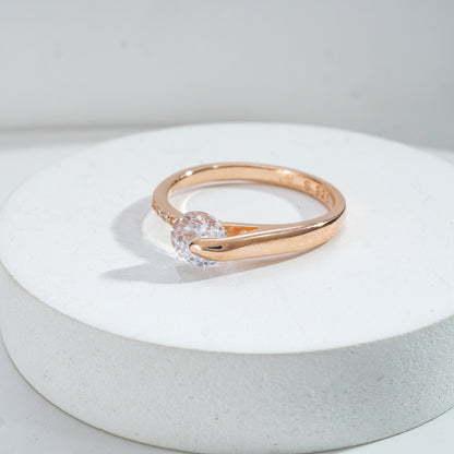 Eclipse Solitaire Ring