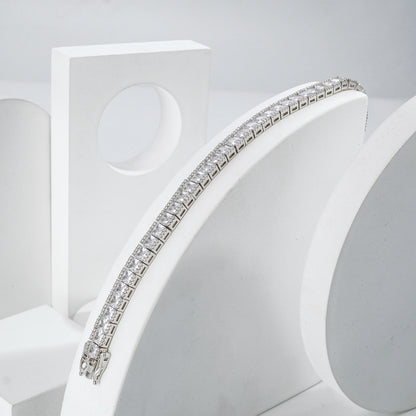Gleaming Squares Tennis Bracelet